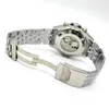 Najlepsze marka luksusowe biznes męskie zegarek ze stali nierdzewnej automatyczne mechaniczne mechaniczne zegarek wodoodporne
