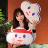 New Kawaii Cloud Cuddle Filled Cartoon Face Pillow Soft Girls Room Decor Regalo di compleanno per bambini J220704