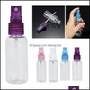 Liquid Soap Dispenser Bathroom Accessories Bath Home Garden 10Ml 20Ml 30Ml 60Ml 100Ml Refillable Spray Bottle Empty Cosmetic Containers Pl