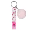 Silicone Grabber Card Puller Keychain Plush Ball Keychain Pendant Bagage Dekoration Nyckelring Mode Tillbehör Presentanmälan