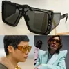 Popular Mens Ladies Luxury Designer Sunglasses Model by Akoni Square Frame Outdoor Beach UV Protection Top Quality With Original Box