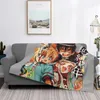 Blankets Jibaku Shounen Hanako Kun Fleece Throw Blanket Anime Yugi Amane For Home Car Super Soft Bedspread