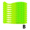 100 Stück/Set, 10 Farben, weicher Gelee-Köder, Drop Shot, Angelgerät, Köder, Jig, Paddelschwanz, sinkende Silikon-Angelköder, Shad, 7 cm, 2 g, K1642