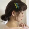 Kobiety kwas octowy w kształcie fali kwasu 2 zestawy zaciski do włosów Lady Mieszane Kolor Ponytail Wygiąć Klipy Włosów Europejskiej Średni rozmiar Nakładki Wody Wody Scrunchies Hairpins