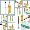Andra barprodukter Barware Kitchen Dining Home Garden Ice Hinks and Coolers rostfritt stål Wineliquor ChillerCooling Rod In-Bottle Pou