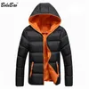 Bolubao Winter Men Parkas Coat M￤n avslappnad mode parkas manlig enkel fast f￤rg huva parta jackor kl￤der 201119