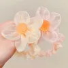 Vrouwen elegante steentjes bloem elastische haarbanden paardenstaarthouder scrunchie hoofdtoets zoete hoofdband mode haaraccessoires