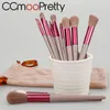 Bruss de maquillage de 13 pcs ensembles de cheveux en nylon colorés moelleux moelleux pour fondation cosmétique Powder Beauty Tools Brush avec sac