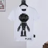 PLEIN BEAR T SHIRT Mens Designer Tshirts Rhinestone Skull Men T-shirts Classical High Quality Hip Hop Streetwear Tshirt Casual Top Tees PB 110653