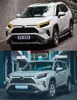 Reflektor stylizacji samochodów dla Toyota Rav4 LED Light 20 19-2022 DRL Turn Signal Sygnał Anioła Anioła Reflektory