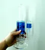 Narghilè Bong in vetro da 10 pollici con doppio olio Perc Dab Rigs Tubi da fumo per giunto femmina da 18 mm