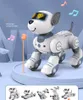 Groothandel Elektrische dieren Smart Remote Control Toys Robot Dog RC Robotic Stunt Puppy Wireless Interactive Sing Dance Bark Walk Gifts