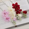 Simulering Short Branch Delphinium Wedding Artificial Flower Set Road Lead Home Hotel FRECH DESCORE