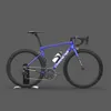 LOGO personnalisé bleu caméléon Carrowter route vélo complet plein carbone jante de vélo frein roues léger brillant