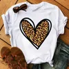 Red Love Heart Dandelion Stampato T Shirt Donna Moda Donna Manica corta Casual ops Nero ee s Carino shi 220628