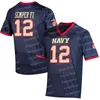 CEOTHR Navy Midshipmen Senper Fi NCAA Jersey de futebol da faculdade Maasai Maynor Xavier Arline Tai Lavatai Eavan Gibbons Taylor Robinson Mitchell West