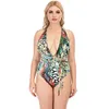 Womens Plus Size Swimwear beachwear Siamese swim swimming Leopard print snake skin swimwear vest one-piece no Bra underwire support swimsuits bikinis for summer