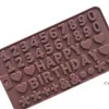 Stampi da forno Stampo per cioccolato digitale Forma d'amore inglese Fai da te Zucchero al forno che gira con gocce di cioccolato BBF14305