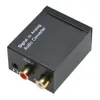 3,5 mm optisk koaxial toslink digital till analog ljudomvandlare adapter RCA L / R US / EU-kontakt