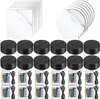 LED Light Base 3D Night Lamps Display 16 färger och 4 lägen Remote Control USB -kabel för DIY Craft Room Bar Child Present Lamp Lights