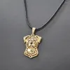 Pendant Necklaces 2022 Fashion Women's Jewelry Rope Chain Dog For Lovers Female Rottweiler Drop
