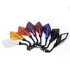 Universal 10mm Motorcycle Stuur Achteruitkijkspiegels Anti-glare Spiegel Voor BMW Honda Yamaha Suzuki Kawasaki Ducati scooter Motocross MOTO fiets Achteruitkijkspiegels