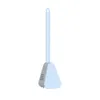 Escova de vaso sanitário de silicone para golfe, sem ângulo morto, suspensão de parede, cabo longo, limpeza, à prova de vazamentos, base264R5270248