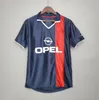 OKOCHA Retro VOETBALJERSEYS 93 94 95 96 LEROY ADAILTON Beckham 98 99 00 01 02 03 90 92 klassiek RAI ANELKA Ibrahimovic futebol-hemd RONALDINHO SIMONE psgs