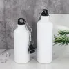 US warehouse Sublimation Aluminum straight tumblers white water bottles Three sizes Portable traval kettles