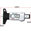 0.01mm Digital Micrometer For Auto Measuring Tool Tread Depth Gauge 0-25mm LCD Carbon Tips For Carver Height Instruments