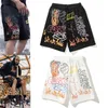 Design shorts flam graffiti casual mode lösa sportbyxor runt om i världen