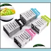 Fruit Vegetable Tools Kitchen Kitchen Dining Bar Home Garden Mini Stainless Steel Grater Potato Carrot Dicersalad Maker Assistant Conveni