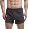 Underbyxor mäns andas hem shorts lounge underkläder man mitt midja boxare casual hemkläder sommar lös pyjama byxor jogga underpant