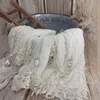 Одеяла пеленание рожденная Pography Progress Lace Wrap Baby Girl, позирующая съемки одеяло Фоны Фотографии Студийные аксессуары