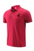 22 Clube de Regatas do Flamengo Polo Leisure-skjortor för män och kvinnor på sommaren andningsbara torris Mesh Fabric Sports T-shirt-logotyp kan anpassas