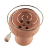 MAGASIN DE TUYAUX EN VERRE Vortex séparateur de support de charbon de bois pot de carbone accessoires de narguilé de fumée