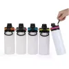 Stock 6 Colors DIY Sublimation Blanks Tumblers White 600ml 20oz Water Bottle Mug Cups Singer Layer Aluminum Tumblers Drinking Cup With Lids