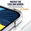 Casos de choque de choque clara casos à prova de choques Soft TPU Corner reforçado para Apple iPad Pro 12.9 2021 Samsung Tab S7 S8 Plus T970 X800