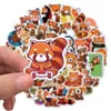 50pcs/çok sevimli hayvan kırmızı panda çıkartmaları DIY Bagaj Dizüstü Bilgisayar Kaykay Motosiklet Bisiklet Sticker