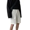 Shorts masculinos Summer Cotton Men Fashion Society Mens Dress Korean Loose Casual Formal Formal M-Xlmen's