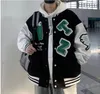 남자 야구 재킷 패션 패션 대형 힙합 유니esx 패션 브랜드 캐주얼 느슨한 코트