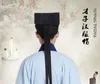 Береты Hanfu Hat Мужчины Китайский Традиционный Древний Ученый Учитель Черный Головной Убор Мужской Старинные Конфуцианское Полотенце Косплей Для МужчинBerets