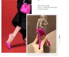 Women dress shoes fashion top quality comfortable pointed toe thin heel rhinestone chain sexy popular beauty non slip versatile shoes V72702