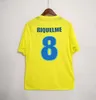 2005 2006 Camiseta Retro Villarreal Soccer Jerseys 05 06 Home Kromkamp Riquelme Roman Forlan Carzola Football Shird Jerseys