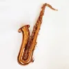 الكلاسيكية Mark6 Tenor Saxophone عالية الجودة من النحاس النحاس Gold Woodwind أدوات القشرة مفاتيح Tenor Saxophone مع الملحقات