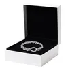 925 Sterling Silber Gliederkette Armbänder passen Pandora Perlen Charms Frauen Geschenk mit Original-Logo-Box 1 Stück Drop Shipping
