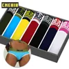 7 pz/lotto 2022 Mens biancheria intima di Marca Biancheria Intima Sexy Degli Uomini Sospensorio Slip Uomo Bikini slip Mutandine Gay Biancheria Intima Degli Uomini Maschile OR199 T220816