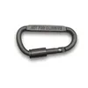 Выживание D-RING BLOCKING CARABINER CLIP набор винтовой замок висит крюк пряжки Карабинер лазательное снаряжение