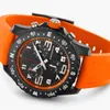 2022 Роскошные мужские часы Japan Quartz Endurance Pro Avenger Chronograph 44 мм Часы Red Rubber 1884 Мужские часы Hardex Glass Наручные часы