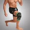 Zespoły oporowe Kawałki Kolan Knee Pads Męski Bandaż Elastyczny Wsparcie Fitness Sprzęt do koszykówki Pads254z